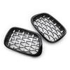 1 Pair Car Front Grille Diamond Style Kidney Grill For BMW 5-Series E39 Facelift Sedan Touring M5 1999 2000 2001 2002 2003