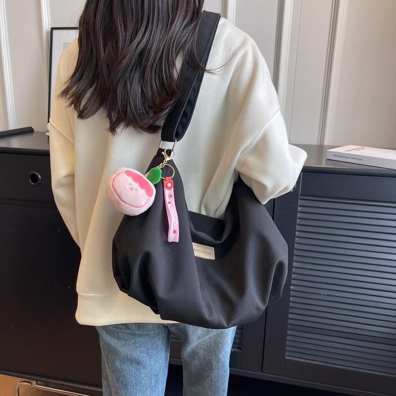 Холщовая сумка большой вместимости из ткани Оксфорд Большая сумка через плечо через плечо