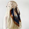 Fashion Silk Scarf 90cm Ladies Shawl Wrap Turban New Printed Scarf Satin Large Square Scarf