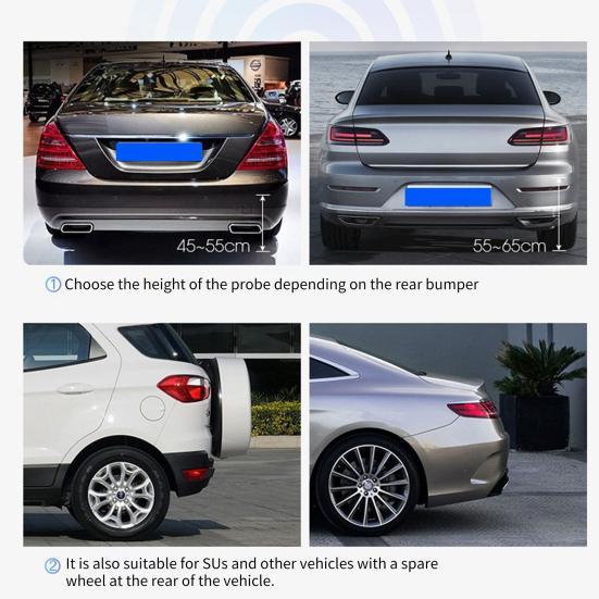1 комплект, прочная интеграция визуального изображения, профессиональный датчик парковки, широкоугольный детектор заднего хода, радары, автомобильные запчасти