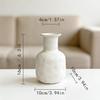 Nordic Unglazed Ceramic Vase for Dried or Artificial Flowers