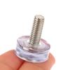 10Pcs Clear Iron Plastic Furniture Table Chair Leg Feet Adjustable Leveler Glide Slide Pad M6 M8 Screw In Anti-Slip Foot Pads