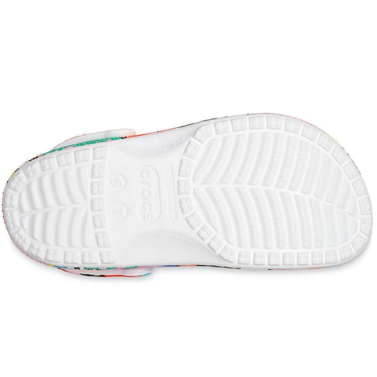 Crocs EVA Classic Resort Style Clogs Unisex Footwear Colorful White 207849-94S