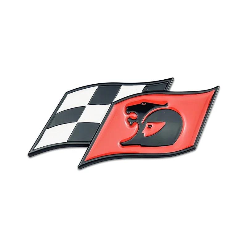 Car Front Grille Emblem Tail Box Metal Bagde Sticker