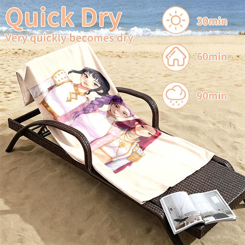 Kpop demon hunters Beach towels also serve as bath towels summer essential a musthave for the outdoors the beach and the pool