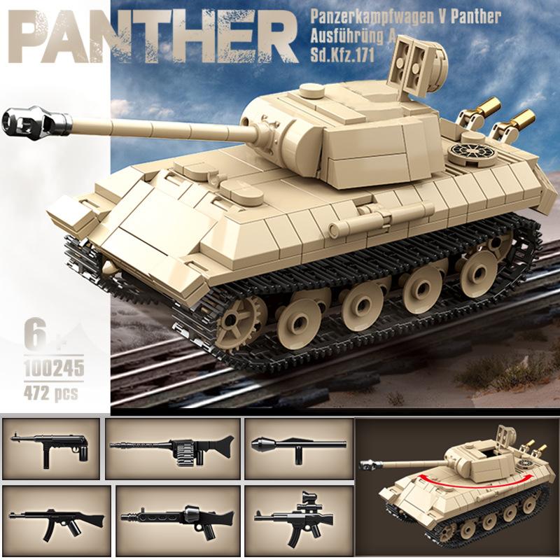 PZ.KPFW I 1 Бронированная боевая машина Тигр Мир Танков Строительный блок Автомобиль модель игрушки Подарок на день рождения Гаражный комплект