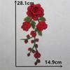 Red Green I Embroidery Hollow Embroidery Sewing Lace Collar Flower Diy Decorative Clothing Decal Accessories
