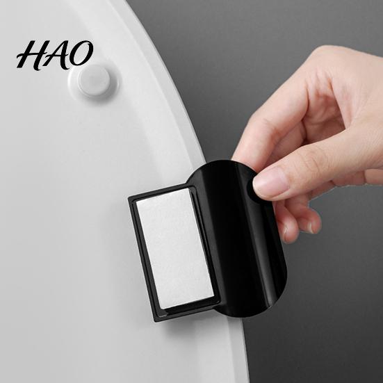 Portable Toilet Cover Handle 2Pcs Seat Lift Handle, Avoid Touching Self-Adhesive Lid Bathroom Gadget Lifter, Tab Tool, Accessories Safe Lifter