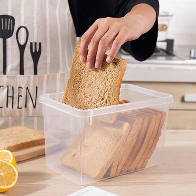 Тост из хлеба Контейнер для хранения хрустящих продуктов в холодильнике Кухонный пластиковый контейнер для пищевых продуктов