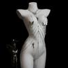 Sexy Body Chain Butterfly Nipple Clamp Breast Massager BDSM Necklace Nipple Ring Anal Plug Clitoris Clip Anal Stimulator Adults