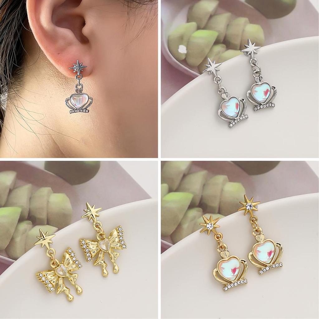 Золотой/серебряный цвет сплава Алмазное сердце роза бабочка кулон для изготовления ювелирных изделий DIY ожерелье браслет серьги