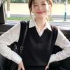 Универсальный вязаный жилет ZOSOUL с V-образным вырезом