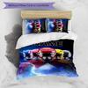 3pcs Mighty Morphin Power Rangers2 Cover Set - Personalized Name, HD Printed Bedding with 1 Cover and 2 Pillowcases - Perfect for Home Decor, Ea