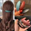 Полукруглая матовая цветная заколка для хвоста крестообразная заколка простая пружинная заколка для волос карточка