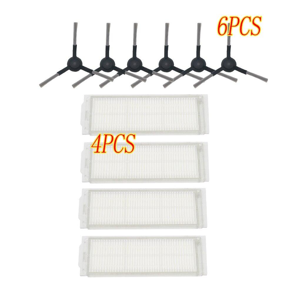Основная щетка Hepa-фильтр, боковая щетка, ткань для швабры для робота-пылесоса xiaomi STYJ02YM Conga 3490 Viomi V2 PRO, фильтр V-RVCLM21B