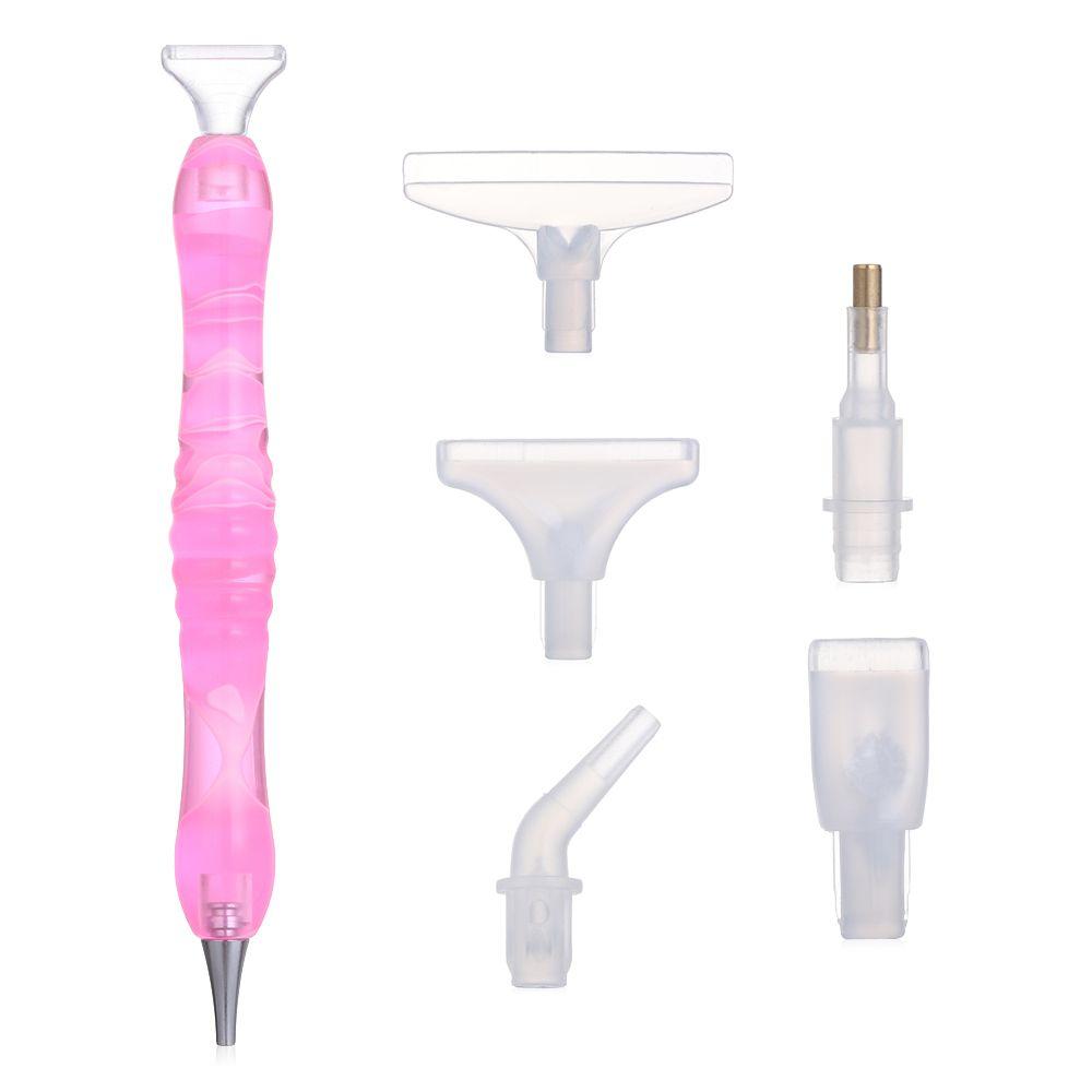 5D Resin Diamond Painting Pen Eco-friendly Alloy Replacement Pen Heads Resin Point Drill Pens Embroidery DIY Craft Nail Art