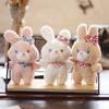 Teddy Bunny Plush Toy Cute Keychain For Couples Gifts And Backpack Accessories