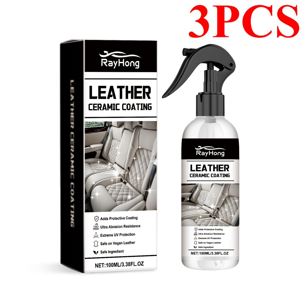Automobile Leather Ceramic Coating Spray Leather Renovation Decontamination Brightening Maintenance Cleaning Polishing Spray