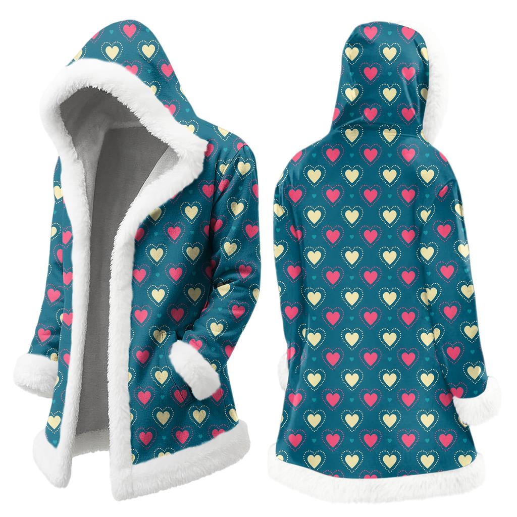 Унисекс кардиган с капюшоном и карманами, теплая верхняя одежда