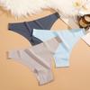 FINETOO Women Seamless and Traceless Panties Solid Color Underwear Soft and Comfortable Lingerie 12 Colors