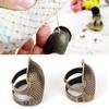Retro Handmade Sewing Thimble Finger Protector Needlework Metal Brass Sewing Needle Thimble Sewing Tool Accessories Home Storage