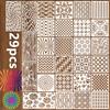 29 Pieces/set, Painting Templates, DIY Wall Painting Tools, Home Decoration, Spray Painted Hollow Drawing Board, Handwritten Poster Painting Templates
