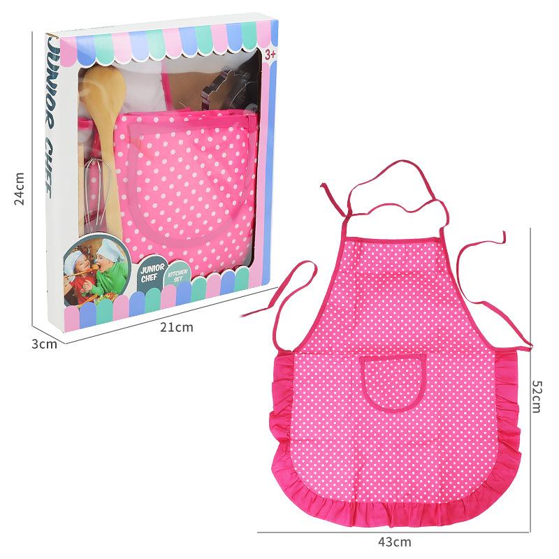 Детский игровой домик, набор для выпечки и переодевания, фартук, имитация скалки, модель венчика для взбивания яиц, кухонная игрушка