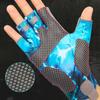Летние солнцезащитные перчатки из ледяного шелка для рыбалки Luya Дышащие нескользящие износостойкие быстросохнущие тонкие уличные велосипедные перчатки с половиной пальца