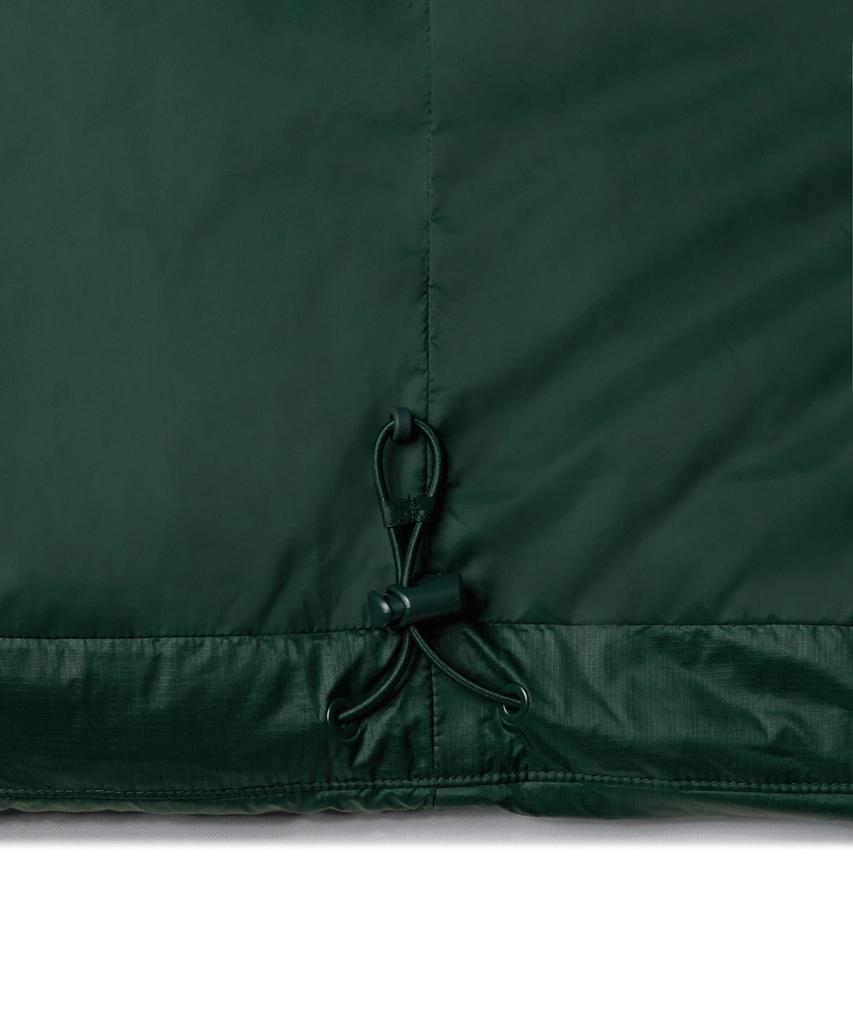 Musinsa Standard Короткая стеганая куртка-пуховик Ripstop [Racing Green]