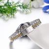 JEWELRYWE 3 АТМ Водонепроницаемые Светящиеся Японский Кварцевый Механизм Нержавеющая Сталь Черные Женские Часы, Водонепроницаемые, Календарь, Аналоговые, Механизм, Ремешок,