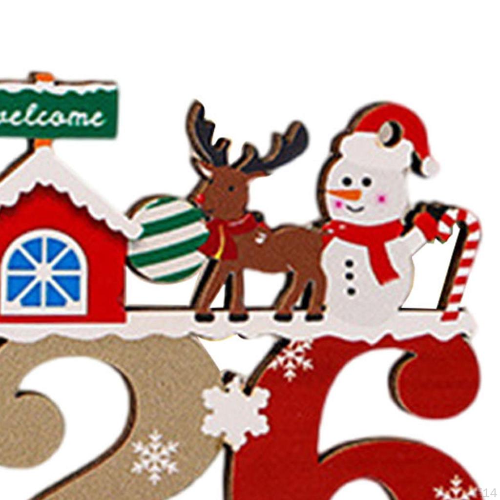 Деревянная табличка-указатель «Рождественская елка» Маленькое рождественское настольное украшение для спальни, книжной полки