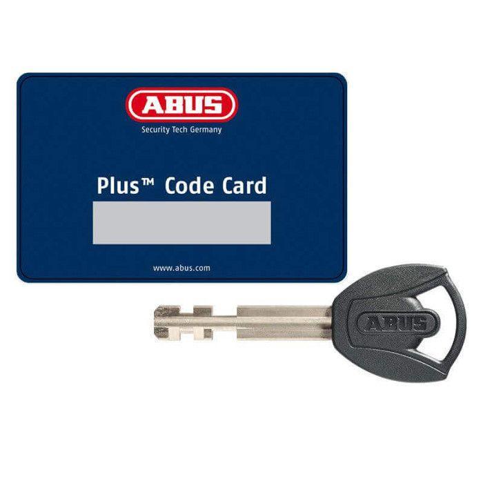 Antivol de chaîne - ABUS - 1480/180 - Maillons 14 mm - Gainage tissu - Cylindre Xplus