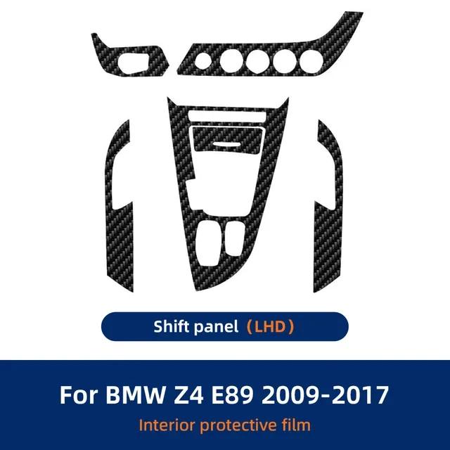 For BMW Z4 E89 2009-2017 Car Interior 5D Carbon Fiber Film PET Center Console Anti Scratch Resist Film Accessories Refit PPF