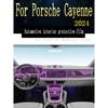 For Porsche Cayenne 2024  Gearbox Panel Navigation Screen Automotive Interior TPU Protective Film Cover Anti-Scratch Sticker