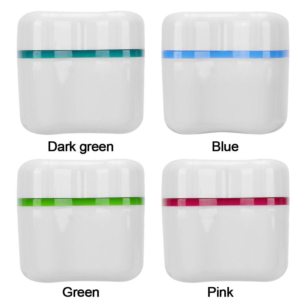 Multiple Colors Retainer Case Plastic Dental Retainer Box Denture Tray Box  Women Men