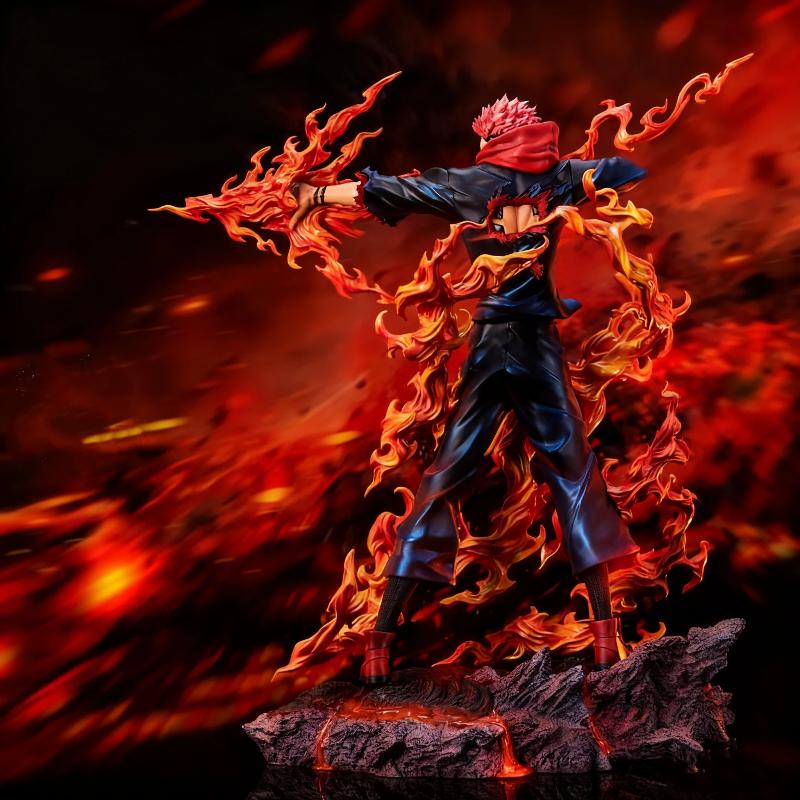 Jujutsu Kaisen 30см Экстремальное Издание Сукуна Фигурки Действия Юдзи Итадори Аниме Игрушка GK Модель ПВХ Раскрашенная Готовая Статуя Подарки Мальчикам