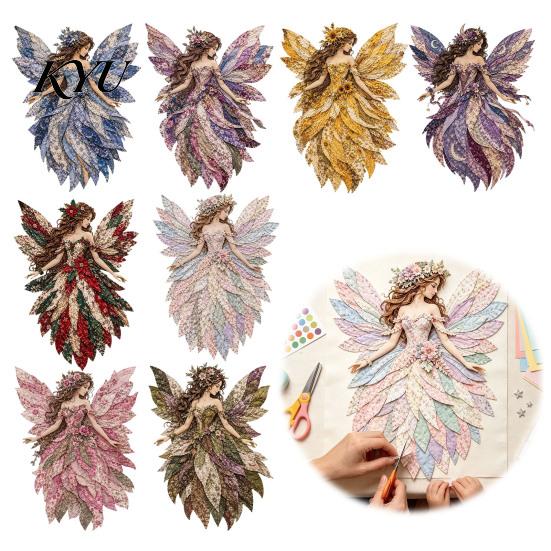 Heartfelt Gift for Craft Enthusiasts Fairy Patchwork DIY Kit, Floral Fabric Hand Sewing Handmade Set Kit with Pre-cut And Instructions Women