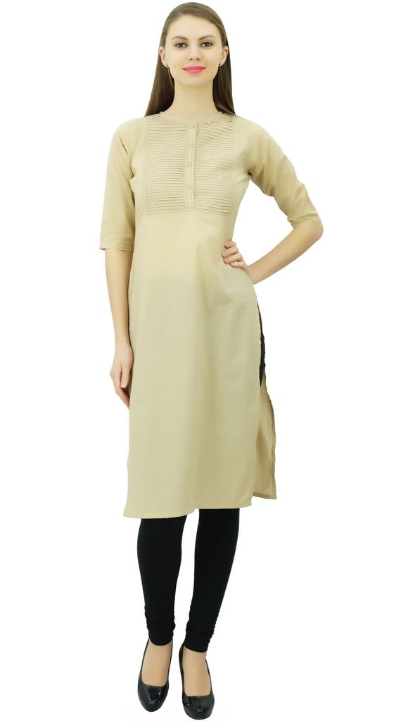 Phagun Cotton Designer Kurta Women Ethnic Top Tunic Indian Dress Straight