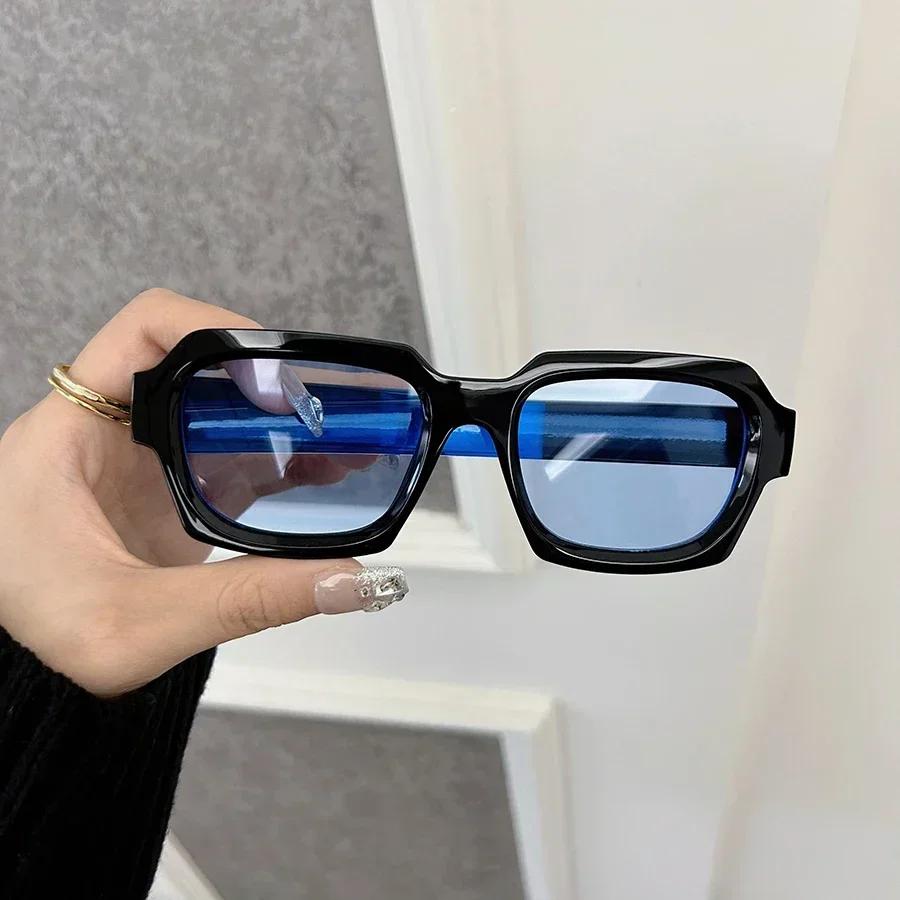 Classic Square Sunglasses Women Men Minimalist Fashion Female Male Retro Casual