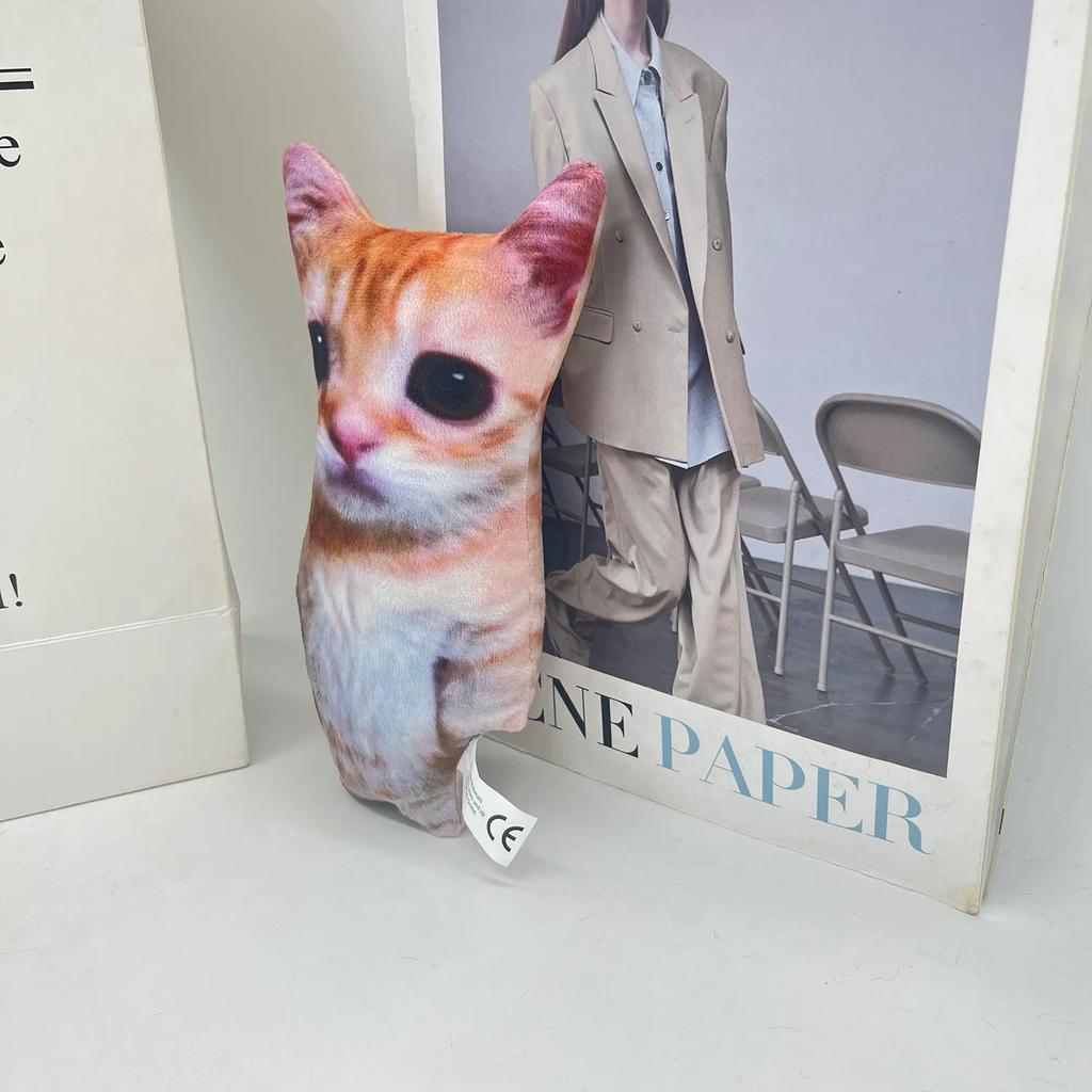 21 см милые плюшевые игрушки кошки Эль Гато Wowwow Cat Dolls Plushies Simulation мягкие игрушки на день рождения праздничный подарок для детей коллекционная игрушка