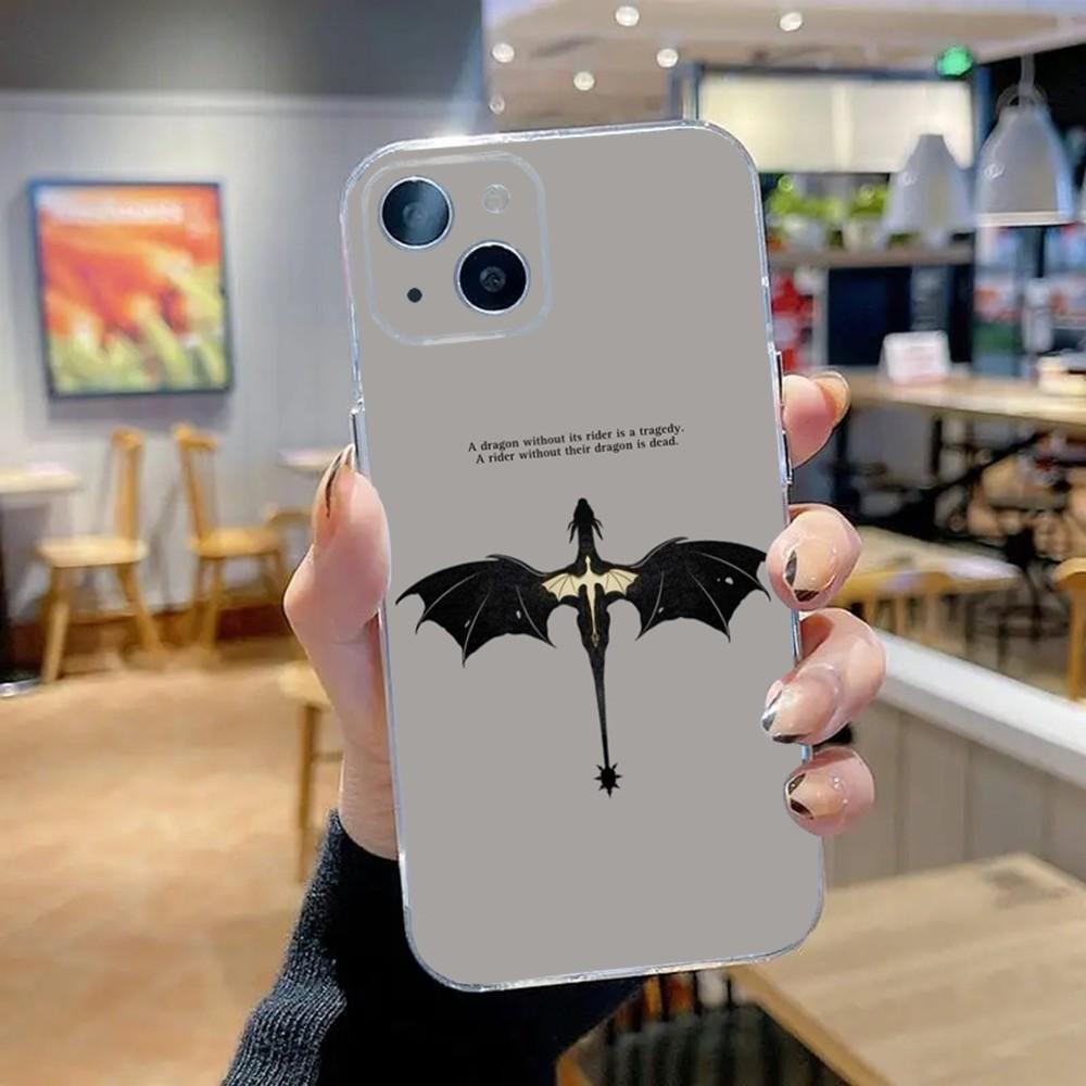 Чехол для телефона Dragon F-Fourth W-Wing для iPhone 15,14,13,12,11 Plus,Pro,Max,XR,XS,X,7,8 Plus,SE,Mini Прозрачный Силиконовый Мягкий