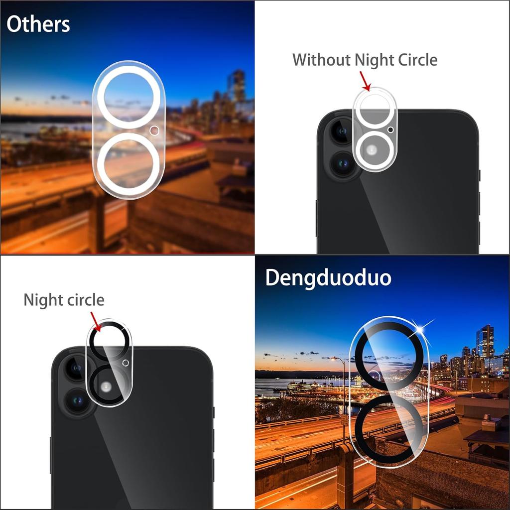 3 шт. защитная крышка из закаленного стекла для объектива камеры iPhone 16 Plus 15 Pro, Max 14, 13 Mini 12, 11, твердость 9H, защита Ultra HD, Flim, аксессуары для телефонов