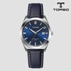 T105L-SLBL Midas Calendar Watch Men's Leather Band Watch