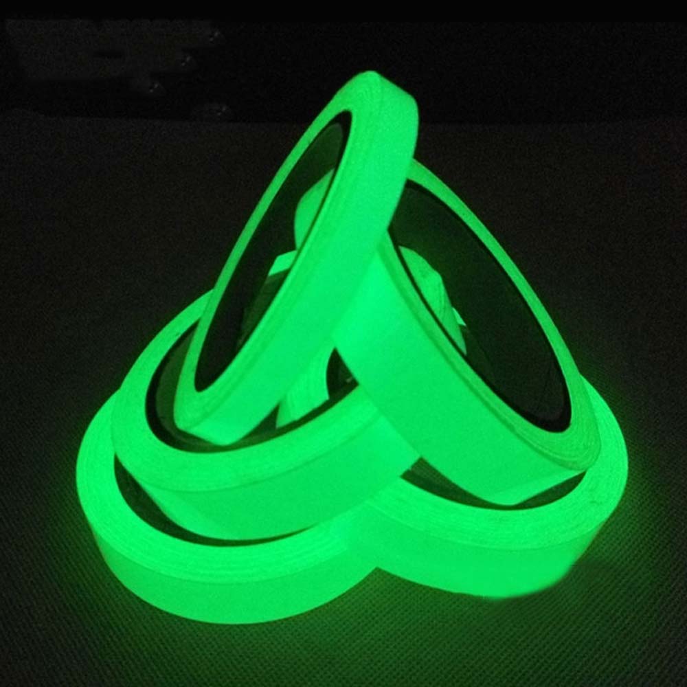 Glow Warning Tape Glow Dark Self-adhesive Tape Luminous Sticker DIY Tape Fishing Rod Sticker