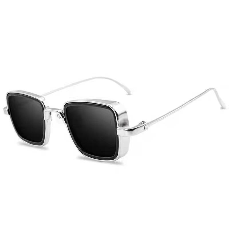 2025 Trendy Retro Metal Square Men's Sunglasses - UV Protection, European & American Style