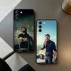Чехол для телефона ACTOR M-Michele Morrone для Samsung S25,24,23,22,30,21,10,9,Ultra,Plus,Lite,FE,4,5 G Мягкий черный чехол