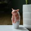 Мультяшная свинья, настольные украшения, свинья, сидящая на унитазе, фигурка свиньи, миниатюрное животное, креативная игрушка, детский подарок, настольное украшение