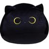 10/30CM Black Cat Plush Pillow Cartoon Cat Head Cat Doll Gift Cuddly Pillow Cushion Doll  Girl