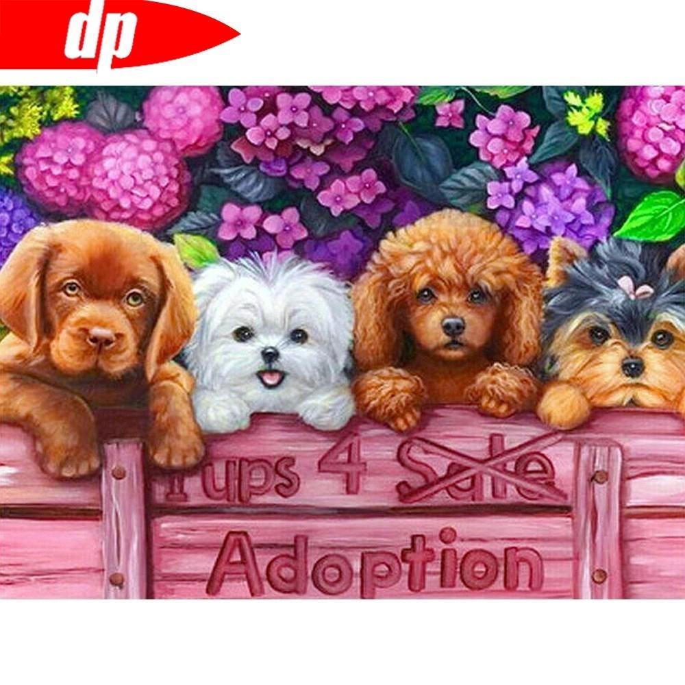 5D Алмазная вышивка Восход Пейзаж Вышивка крестиком Алмазная вышивка животное полная квадратная дрель изображение горный хрусталь домашний декор