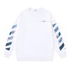 1086 Off-White 2026 Autumn and Winter New OW Monet Oil Painting Arrow Print Men's and Women's Round Neck Hoodie